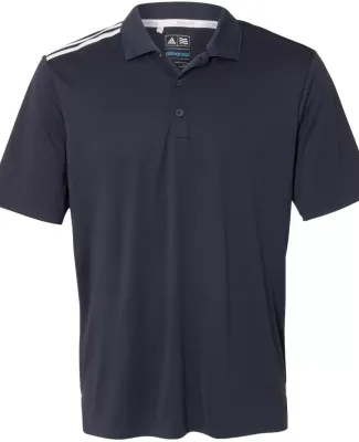 Adidas A233 Climacool 3-Stripes Shoulder Polo Navy/ White/ Mid Grey