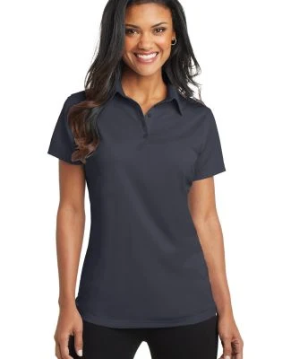 Port Authority L571    Ladies Dimension Polo in Battleship gry