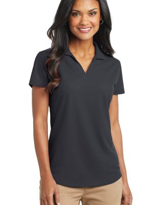 Port Authority L572    Ladies Dry Zone   Grid Polo in Battleship gry