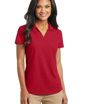 Port Authority L572    Ladies Dry Zone   Grid Polo in Engine red