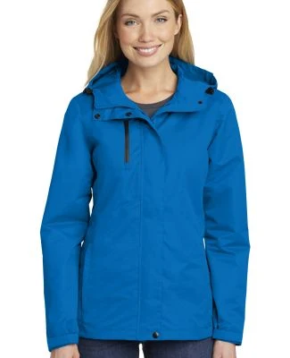 Port Authority L331    Ladies All-Conditions Jacke in Direct blue