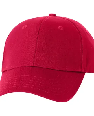 Valucap VC600 Structured Chino Cap Red