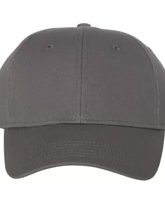 Valucap VC600 Structured Chino Cap Charcoal
