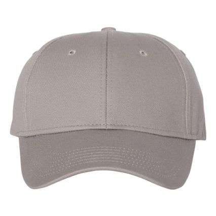 Valucap VC600 Structured Chino Cap in Gray