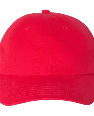 Valucap VC200 Brushed Twill Cap Red