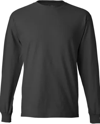 5186 Hanes 6.1 oz. Ringspun Cotton Long-Sleeve Bee Smoke Grey