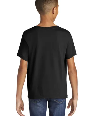 Gildan 64500B SoftStyle Youth Short Sleeve T-Shirt in Black