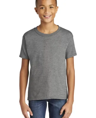 Gildan 64500B SoftStyle Youth Short Sleeve T-Shirt in Graphite heather