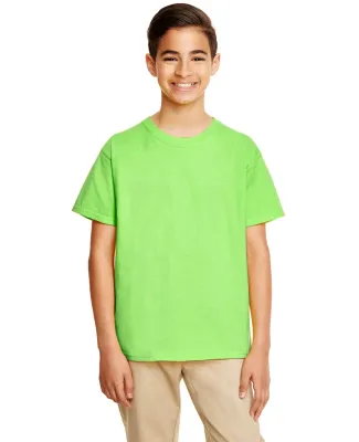 Gildan 64500B SoftStyle Youth Short Sleeve T-Shirt in Lime