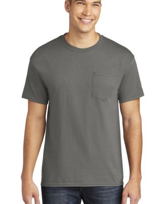 Gildan 5300 Heavy Cotton T-Shirt with a Pocket in Charcoal