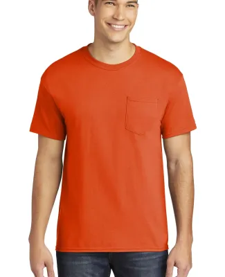 Gildan 5300 Heavy Cotton T-Shirt with a Pocket ORANGE