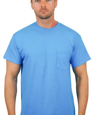 Gildan 5300 Heavy Cotton T-Shirt with a Pocket in Sapphire