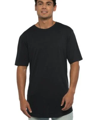 Next Level 3602 Cotton Long Body Crew in Black