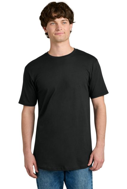 Next Level 3602 Cotton Long Body Crew in Black