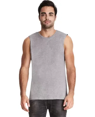 Next Level 6333 Muscle Tank in Heather gray
