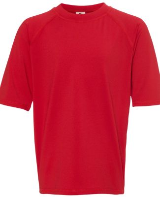 Badger 4150 Youth Rash Guard Shirt Red
