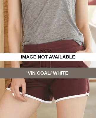 Alternative 5078 Women's Vintage French Terry Trac VIN COAL/ WHITE