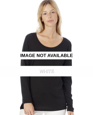 Alternative 2899 Charmer Satin Jersey T-Shirt White