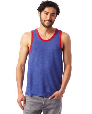 Alternative 05053BP Keeper Vintage Ringer Tank in Vint royal/ red