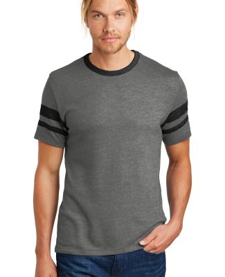 Alternative 05055BP Sideline Vintage Football Tee in Vnt coal/black