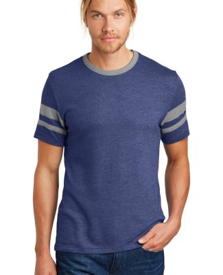 Alternative 05055BP Sideline Vintage Football Tee in Vnt royal/smk