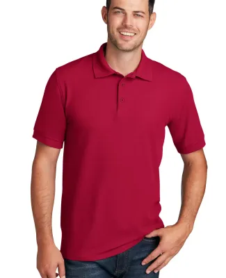 Port & Company KP155 Core Blend Pique Polo Red