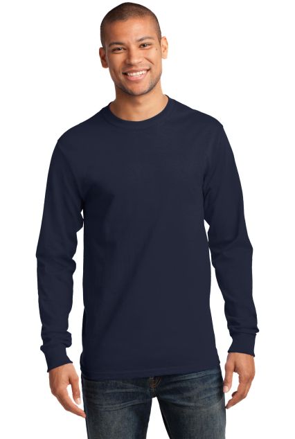 Port & Company PC61LST - Tall Long Sleeve Essentia in Deep navy