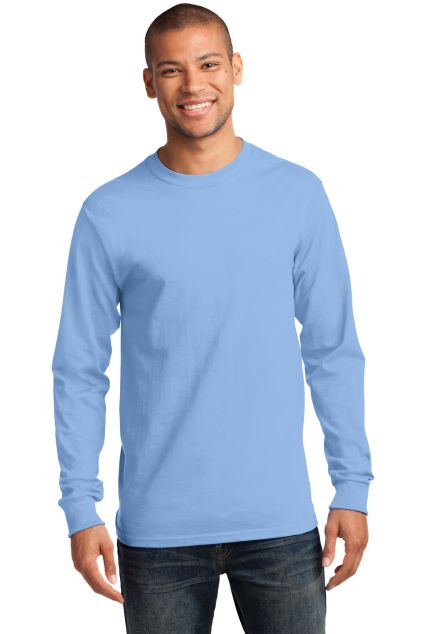 Port & Company PC61LST - Tall Long Sleeve Essentia in Light blue