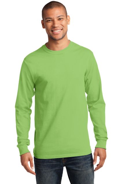 Port & Company PC61LST - Tall Long Sleeve Essentia in Lime