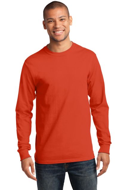 Port & Company PC61LST - Tall Long Sleeve Essentia in Orange