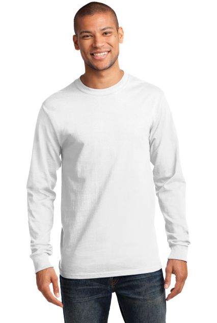Port & Company PC61LST - Tall Long Sleeve Essentia in White