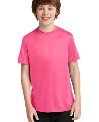 Port & Co PC380Y mpany   Youth Performance Tee Neon Pink
