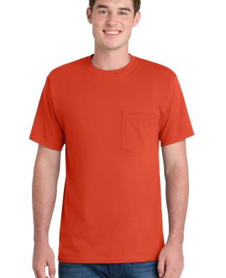 Port & Company PC61PT Tall Essential Pocket Tee in Orange