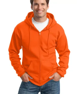 Port & Co PC90ZHT mpany   Tall Essential Fleece Fu Safety Orange