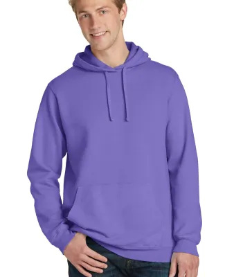 Port & Company PC098H Pigment-Dyed Pullover Hooded Amethyst