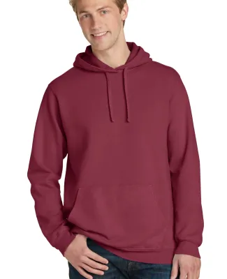 Port & Company PC098H Pigment-Dyed Pullover Hooded Merlot