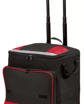 Port & Co BG119 Port Authority   Rolling Cooler Red
