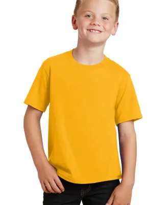 Port & Company PC450Y Youth Fan Favorite Tee Bright Gold