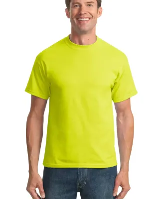 Port & Co PC55T mpany   Tall Core Blend Tee Safety Green