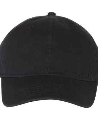 Comfort Colors 103 Direct Dyed Canvas Baseball Hat BLACK