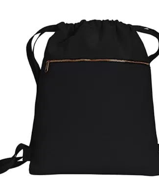 Comfort Colors 342 Canvas Cinch Sak BLACK