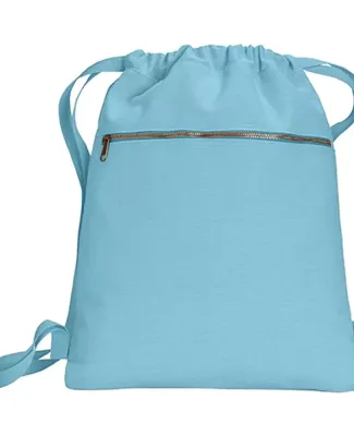 Comfort Colors 342 Canvas Cinch Sak LAGOON BLUE