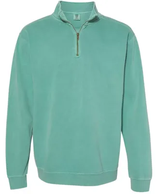 Comfort Colors Quarter Zip 1580 Sweatshirt Seafoam