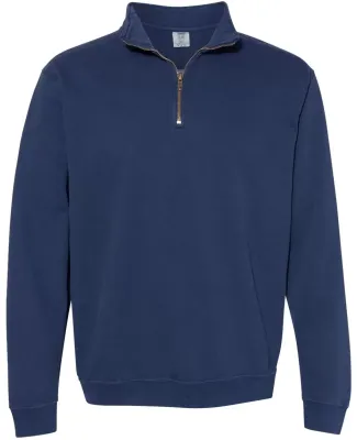 Comfort Colors Quarter Zip 1580 Sweatshirt True Navy