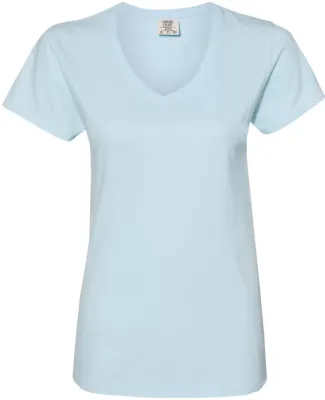 Comfort Colors 3199 Women's V-Neck Tee Chambray