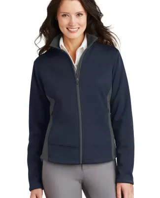 Port Authority L794    Ladies Two-Tone Soft Shell  Navy/Graphite