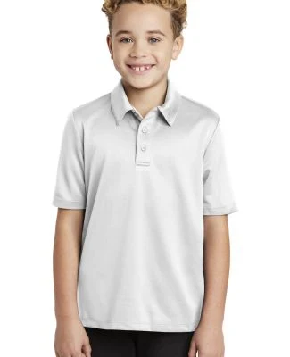 Port Authority Y540    Youth Silk Touch Performanc in White