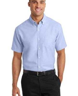 Port Authority S659    Short Sleeve SuperPro   Oxf in Oxford blue