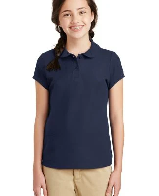Port Authority YG503    Girls Silk Touch   Peter P in Navy