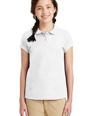 Port Authority YG503    Girls Silk Touch   Peter P in White